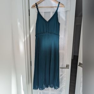 Sezane Pia Dark Green dress - US 6 (FR Size 38)